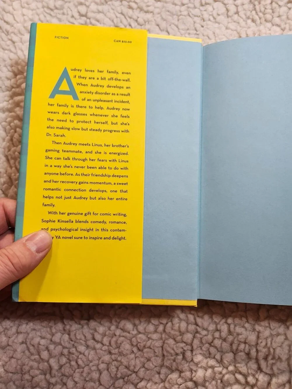 Sophie Kinsella Finding Audrey Hardcover 2015 Doubleday Canada Dust Jacket - Picture 3 of 14